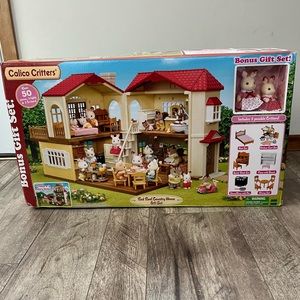 Calico Critters Red Roof Country Home Gift Set